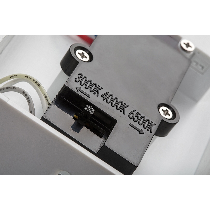 Rabalux - LED Applique da esterno con sensore LED/9W/230V 2700/4000/6500K IP54 bianco
