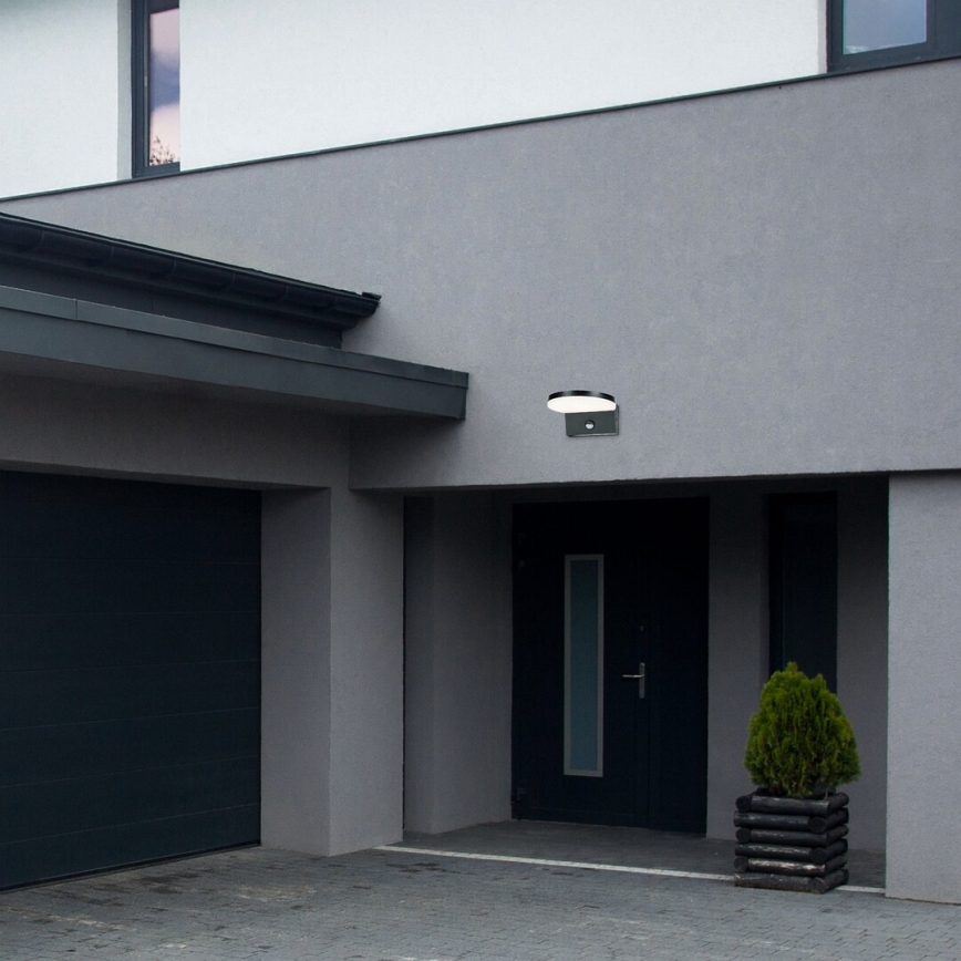 Rabalux - LED Applique da esterno con sensore LED/9W/230V 2700/4000/6500K IP54 nero
