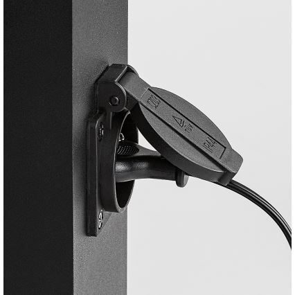 Rabalux - Lampada da esterno con presa 1xE27/12W/230V IP44