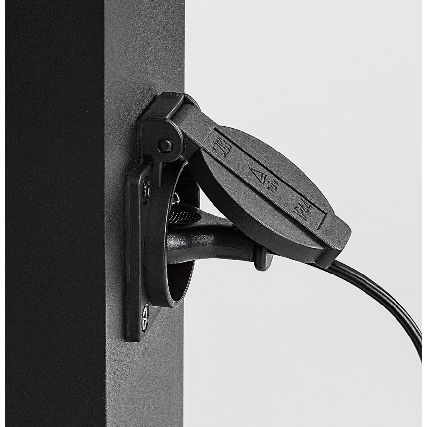 Rabalux - Lampada da esterno con presa 1xE27/12W/230V IP44