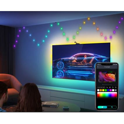 Rabalux - Striscia LED RGB LED/3,2W/5V 10m IP44 Wi-Fi + telecomando