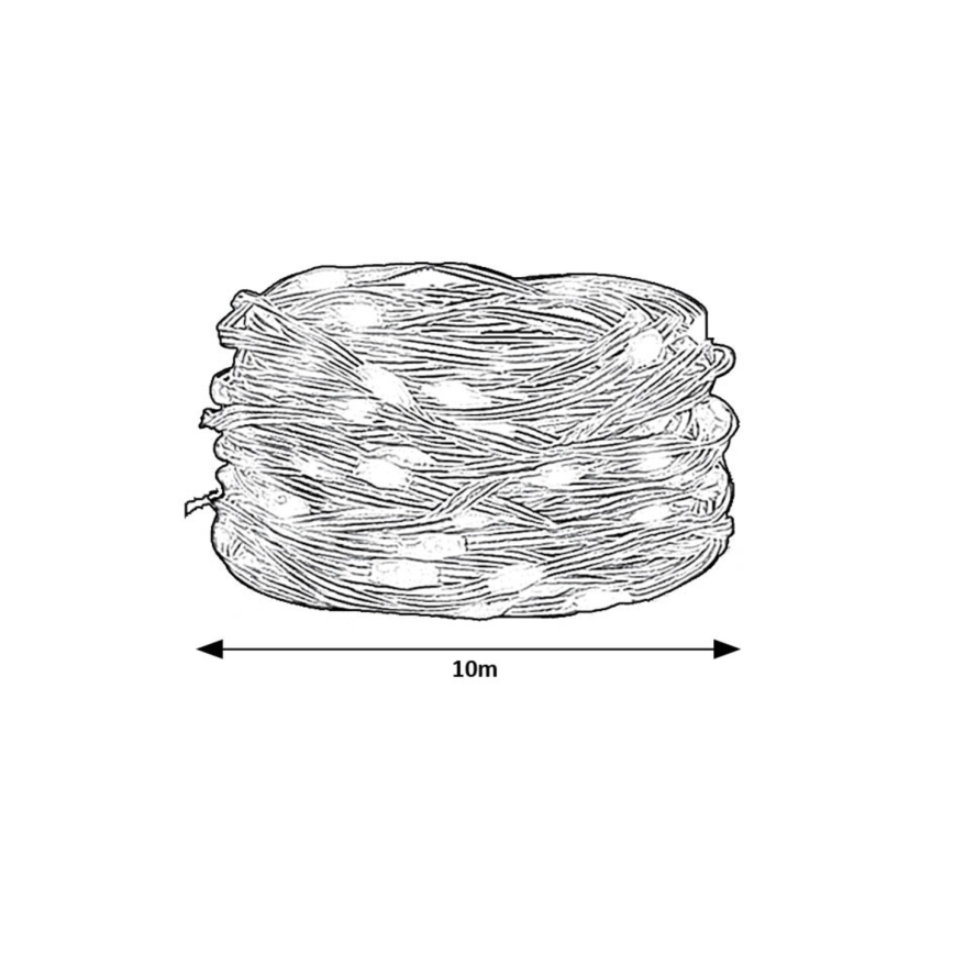 Rabalux - Striscia LED RGB LED/3,2W/5V 10m IP44 Wi-Fi + telecomando