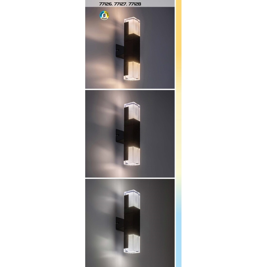 Rabalux - Applique a LED da esterno LED/7W/230V 2700/4000/6000K IP54