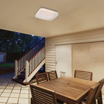 Rabalux - Plafonnier LED pour salle de bains LED/12W/230V 3000/4000/6000K IP44 24x24 cm