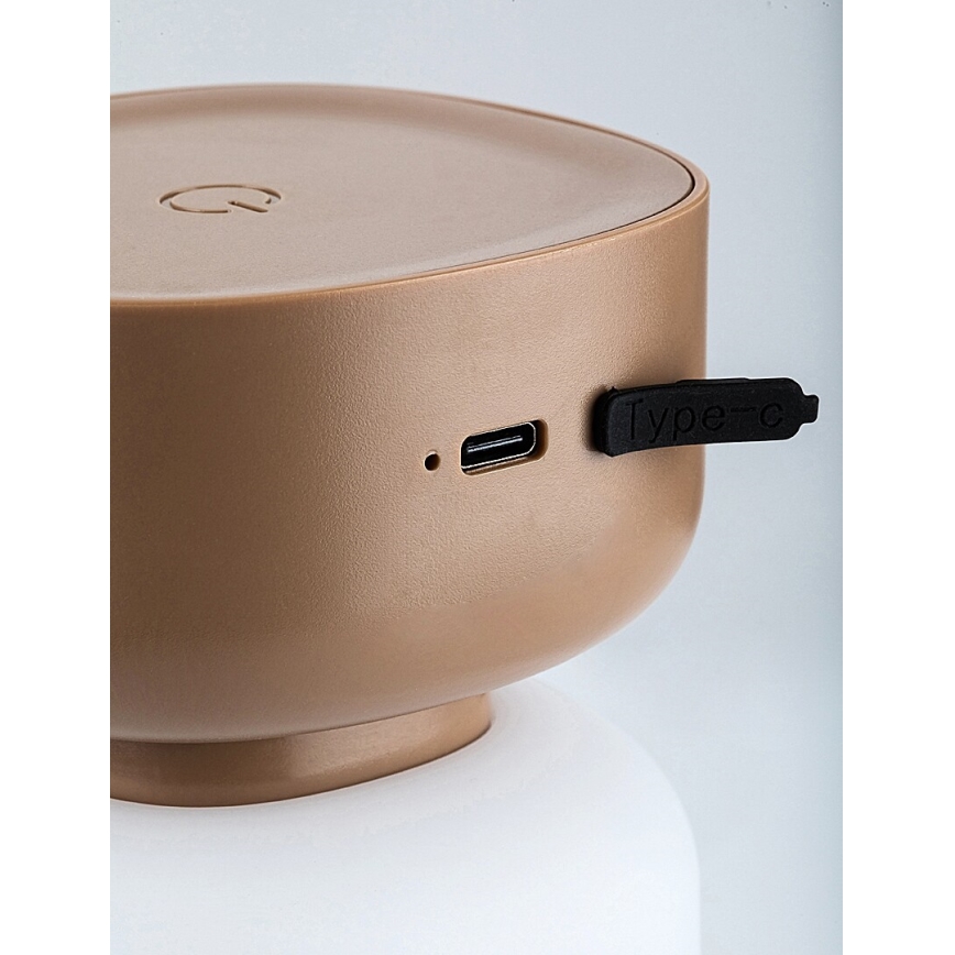 Rabalux - LED Lampada da tavolo ricaricabile touch dimmerabile per esterni LED/3W/5V IP44 marrone
