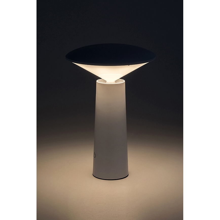 Rabalux - LED Lampada da tavolo touch ricaricabile e dimmerabile POLPERRO LED/3W/3,7V 1200mAh bianco