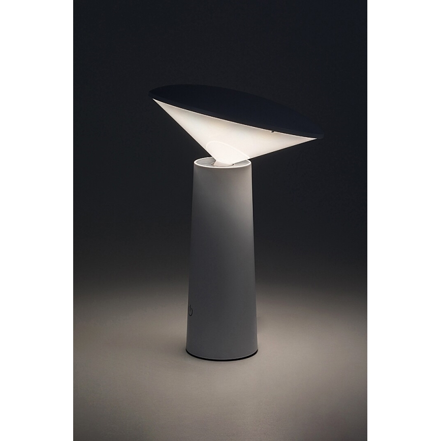 Rabalux - LED Lampada da tavolo touch ricaricabile e dimmerabile POLPERRO LED/3W/3,7V 1200mAh bianco