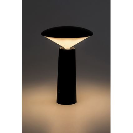 Rabalux - LED Lampada da tavolo touch ricaricabile e dimmerabile POLPERRO LED/3W/3,7V 1200mAh nero