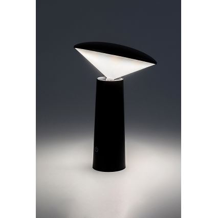 Rabalux - LED Lampada da tavolo touch ricaricabile e dimmerabile POLPERRO LED/3W/3,7V 1200mAh nero