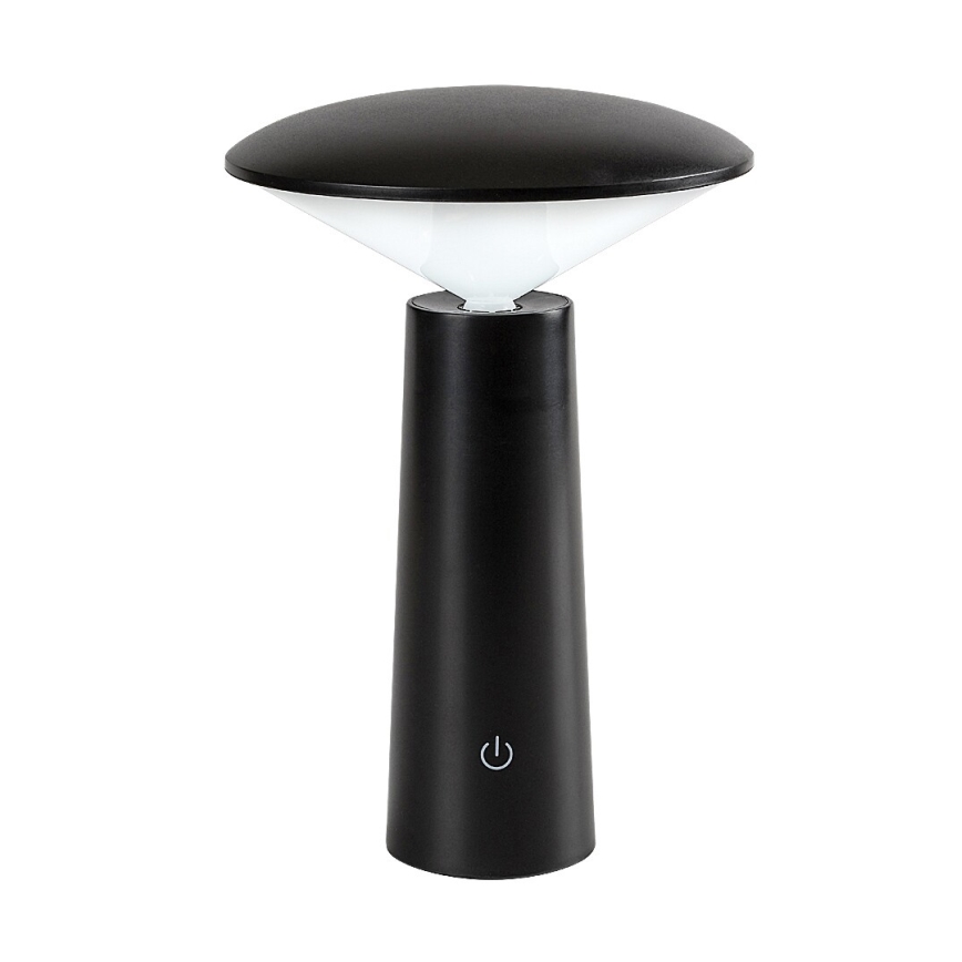 Rabalux - LED Lampada da tavolo touch ricaricabile e dimmerabile POLPERRO LED/3W/3,7V 1200mAh nero