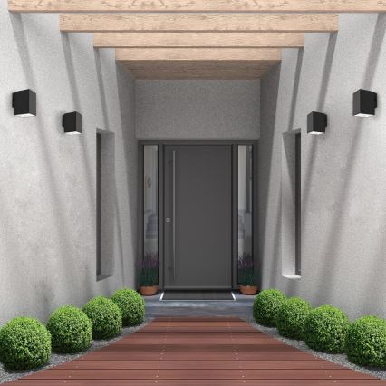Rabalux - Applique murale extérieure LED/9W/230V 2700/4000/6500K IP65 noir