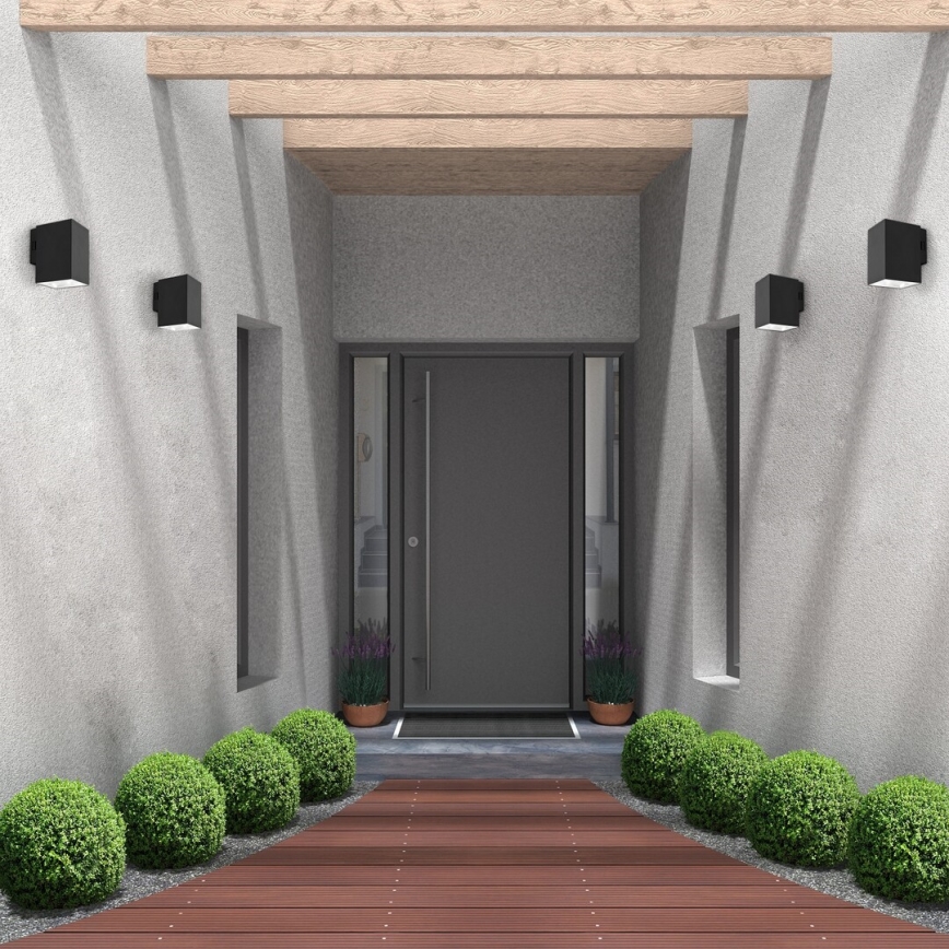 Rabalux - Applique murale extérieure LED/9W/230V 2700/4000/6500K IP65 noir