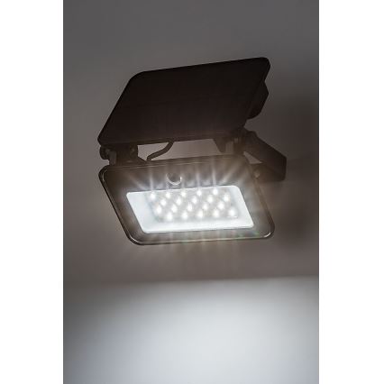 Rabalux - Projecteur solaire avec détecteur LED/6W/3,7V 3000/4000/6500K IP65