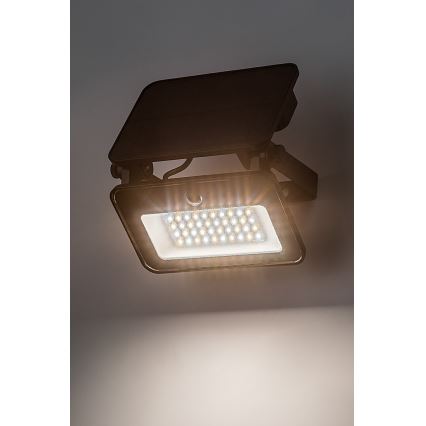 Rabalux - Riflettore LED solare con sensore LED/6W/3,7V 3000/4000/6500K IP65