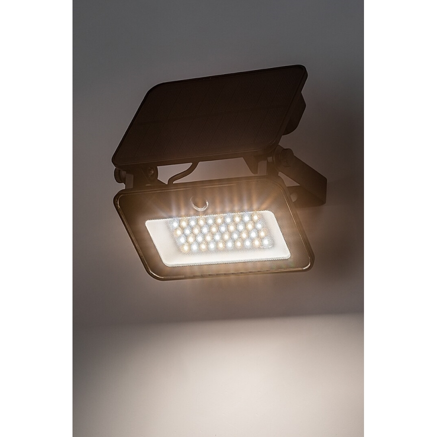 Rabalux - Riflettore LED solare con sensore LED/6W/3,7V 3000/4000/6500K IP65