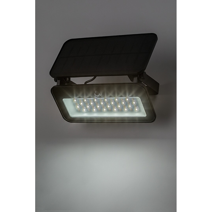 Rabalux - Faretto solare LED con sensore LED/8W/3,7V 3000/4000/6500K IP65 2600 mAh