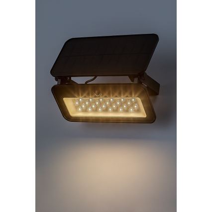Rabalux - Riflettore LED solare con sensore LED/8W/3,7V 3000/4000/6500K IP65