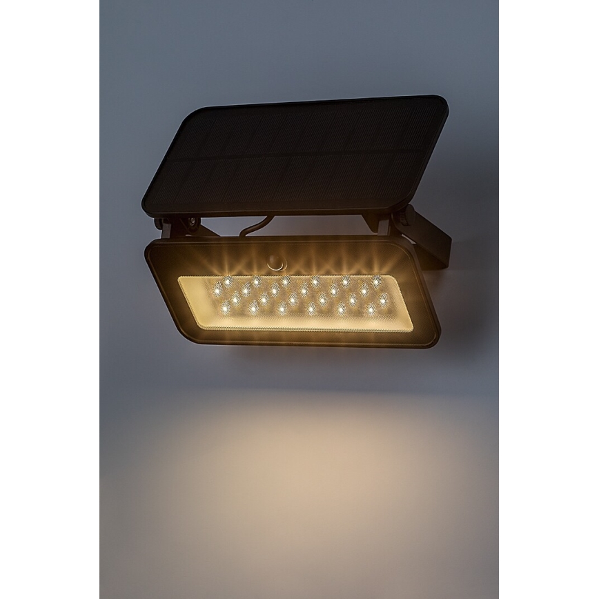 Rabalux - Riflettore LED solare con sensore LED/8W/3,7V 3000/4000/6500K IP65