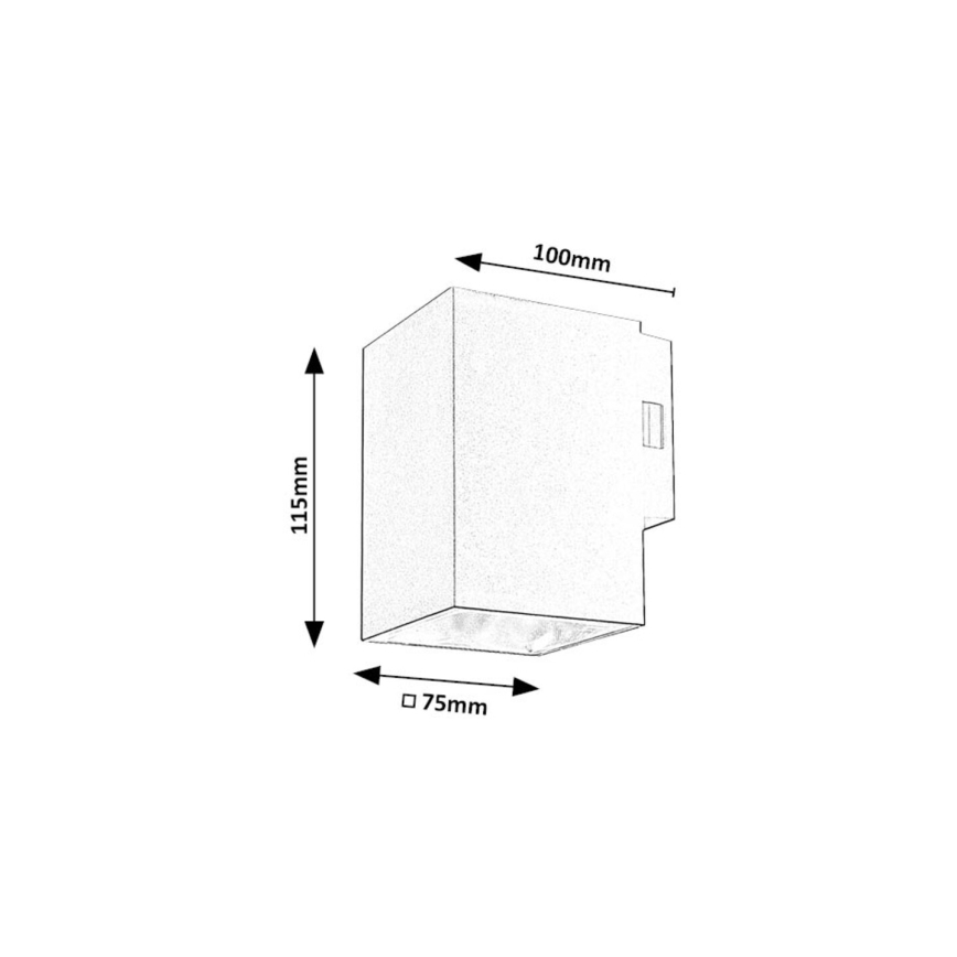 Rabalux - Applique a LED da esterno LED/9W/230V 2700/4000/6500K IP65 bianco
