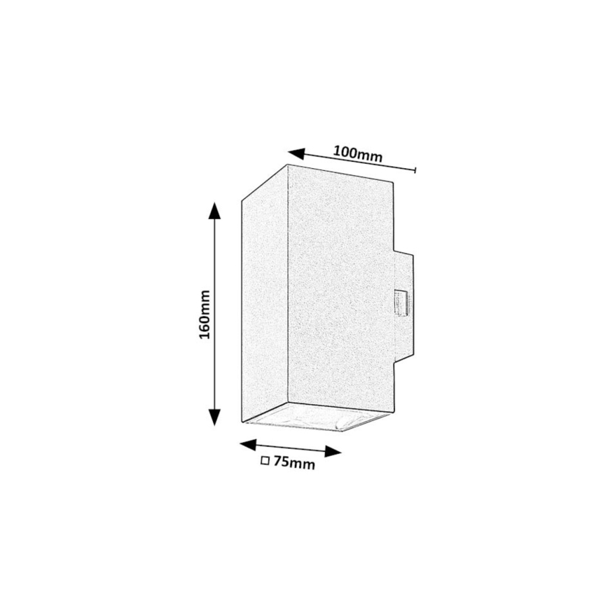 Rabalux - Applique a LED da esterno LED/18W/230V 2700/4000/6500K IP65 bianco