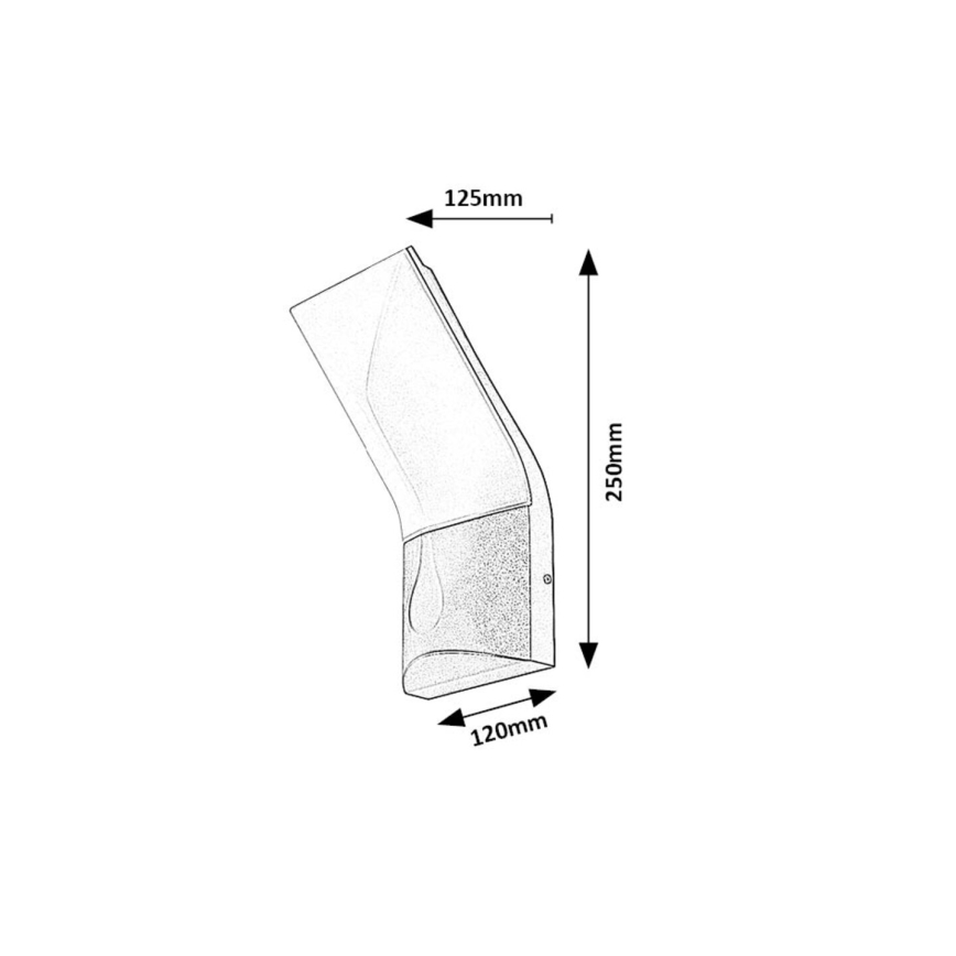 Rabalux - Applique murale extérieure LED/10W/230V IP54
