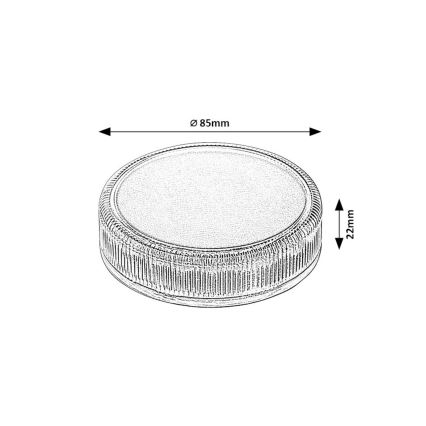 Rabalux - Lampada solare LED LED/0,3W/1,2V 800mAh IP65