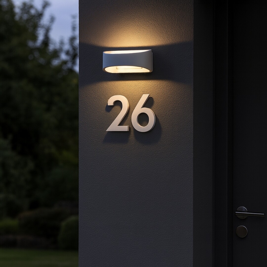 Rabalux - Applique LED da esterno 9W/230V IP54 bianca