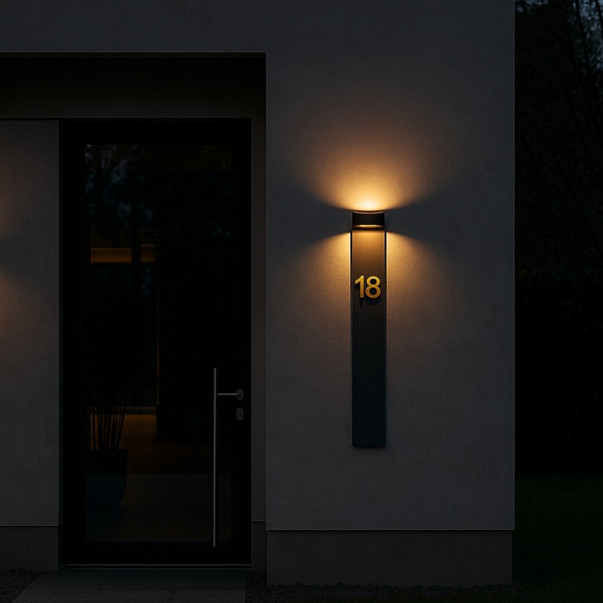 Rabalux - Applique da esterno LED/9W/230V IP54, antracite