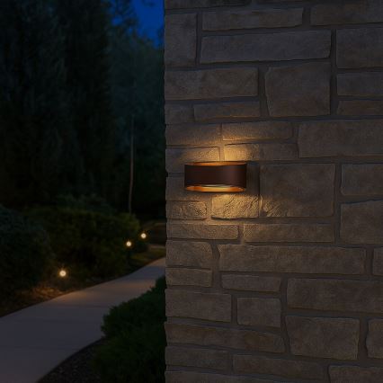 Rabalux - LED Außenwandleuchte LED/9W/230V IP54 braun