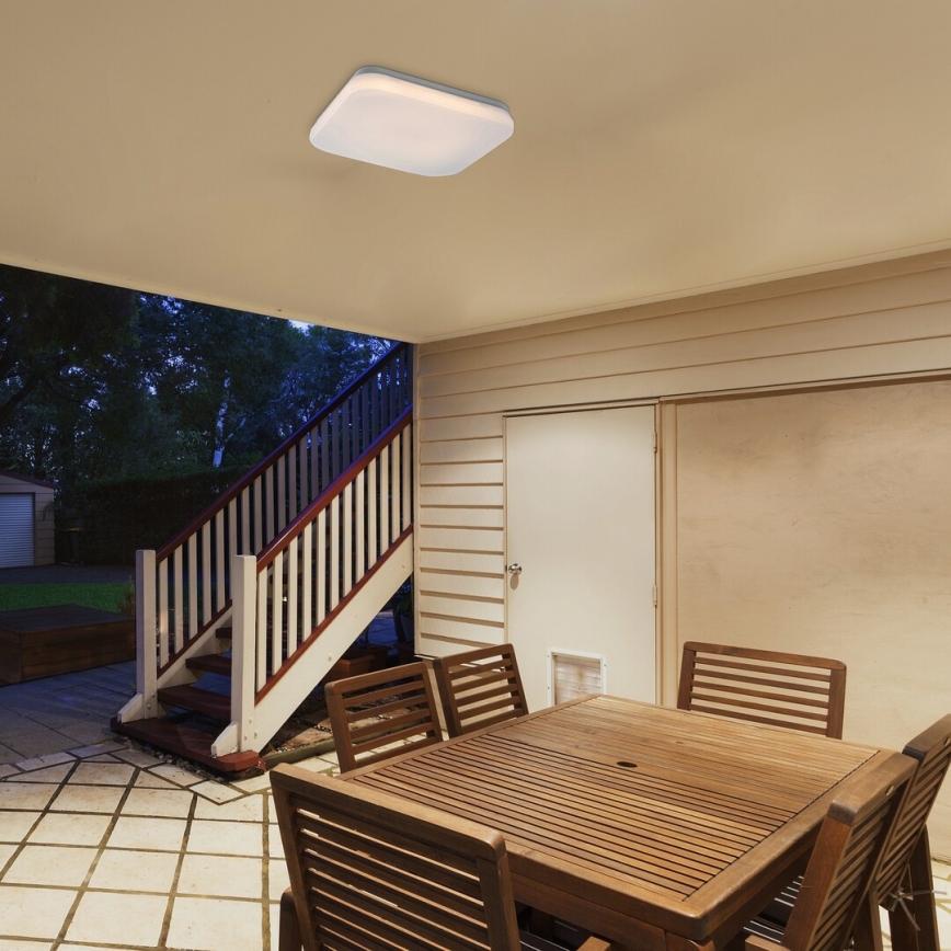 Rabalux - Plafoniera LED per bagno LED/18W/230V 3000/4000/6000K IP44 28,5x28,5 cm
