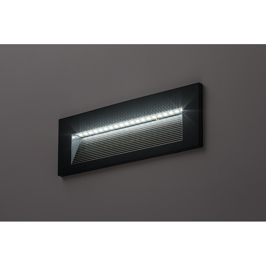 Rabalux - Applique da esterno LED/6W/230V IP65 nero