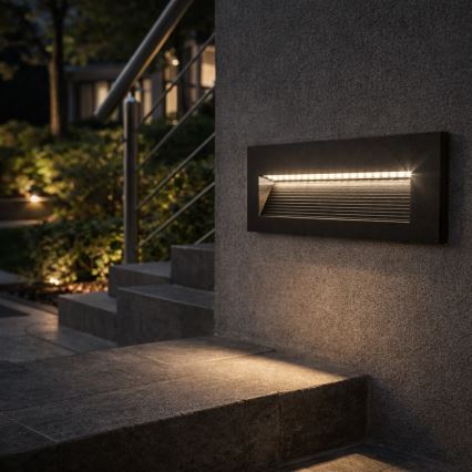 Rabalux - Applique murale d'extérieur LED/6W/230V IP65 noir