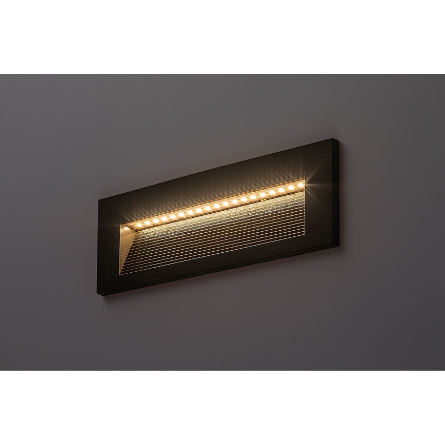 Rabalux - LED Außenwandleuchte LED/6W/230V IP65 schwarz