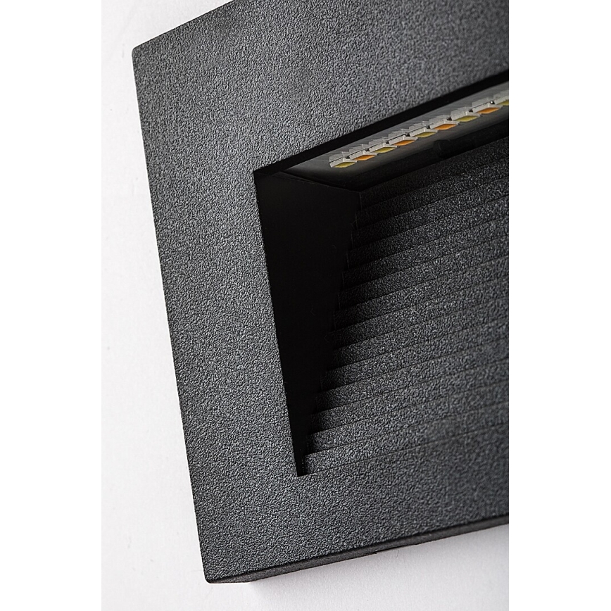 Rabalux - LED Außenwandleuchte LED/6W/230V IP65 schwarz