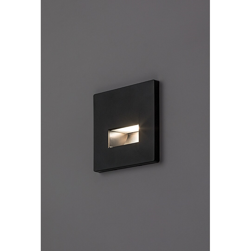 Rabalux - Lampada LED per scale LED/1W/230V 3000/4500/6500K nero
