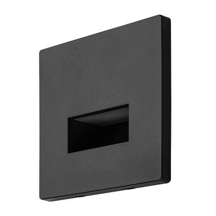 Rabalux - Lampada LED per scale LED/1W/230V 3000/4500/6500K nero