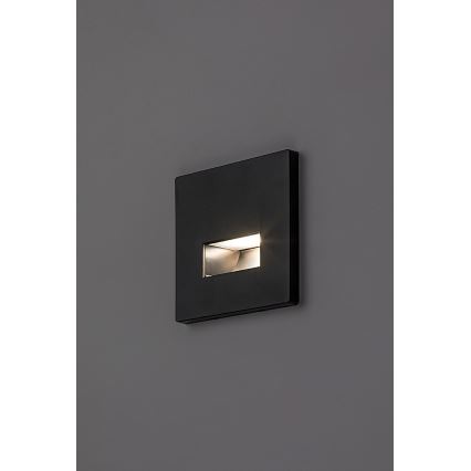 Rabalux - LED-Treppenleuchte LED/1W/230V 3000/4500/6500K schwarz