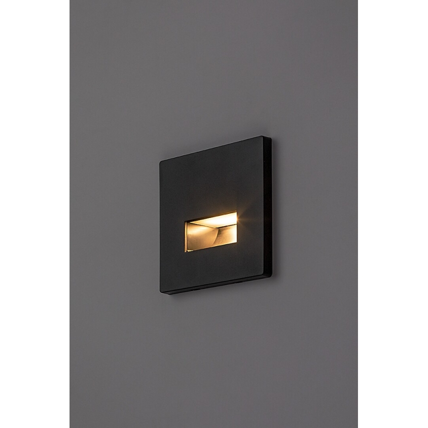 Rabalux - LED luminaire d'escalier LED/1W/230V 3000/4500/6500K noir