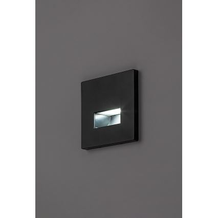 Rabalux - LED luminaire d'escalier LED/1W/230V 3000/4500/6500K noir