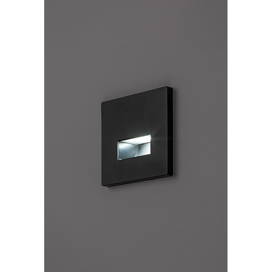 Rabalux - LED luminaire d'escalier LED/1W/230V 3000/4500/6500K noir