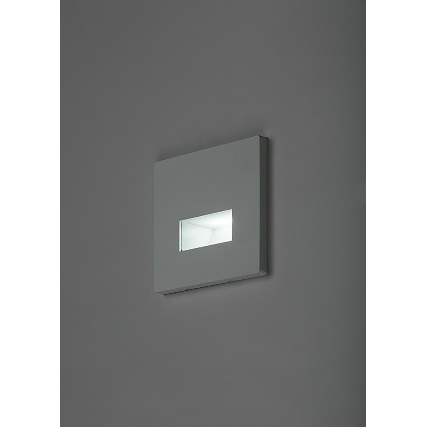 Rabalux - Luminaire LED d'escalier, 1 W, 230 V, 3000/4500/6500 K, blanc