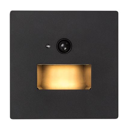 Rabalux - Luminaire d'escalier LED avec capteur de mouvement et capteur crépusculaire LED/1W/230V 3000/4500/6500K noir