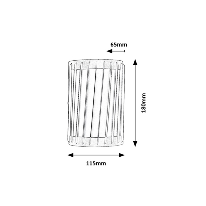 Rabalux - Applique da esterno LED/6W/230V IP54