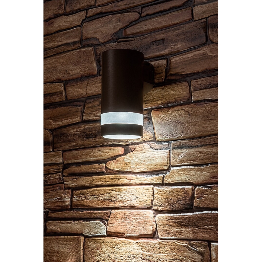 Rabalux - Applique da esterno LED, 9 W, 230 V, IP65, marrone