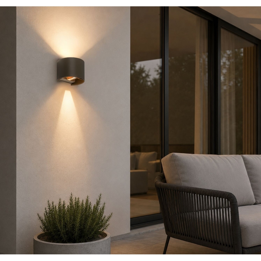 Rabalux - LED Außenwandleuchte LED/5W/230V 2700/4000/6500K IP54 beige