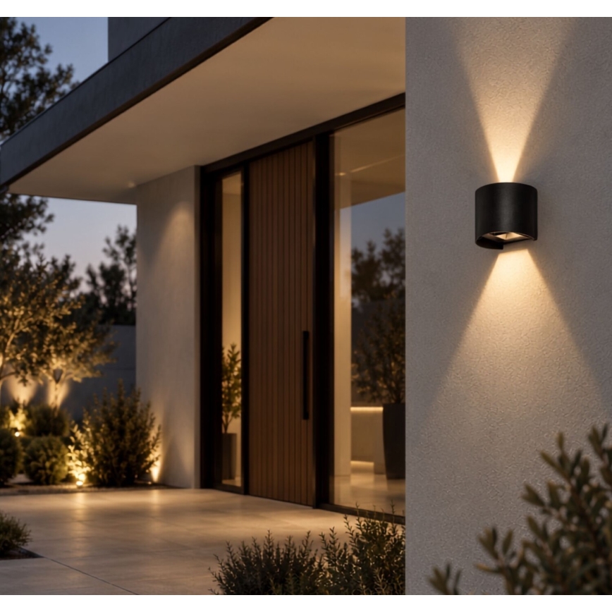 Rabalux - LED Applique da esterno LED/5W/230V 2700/4000/6500K IP54 nera