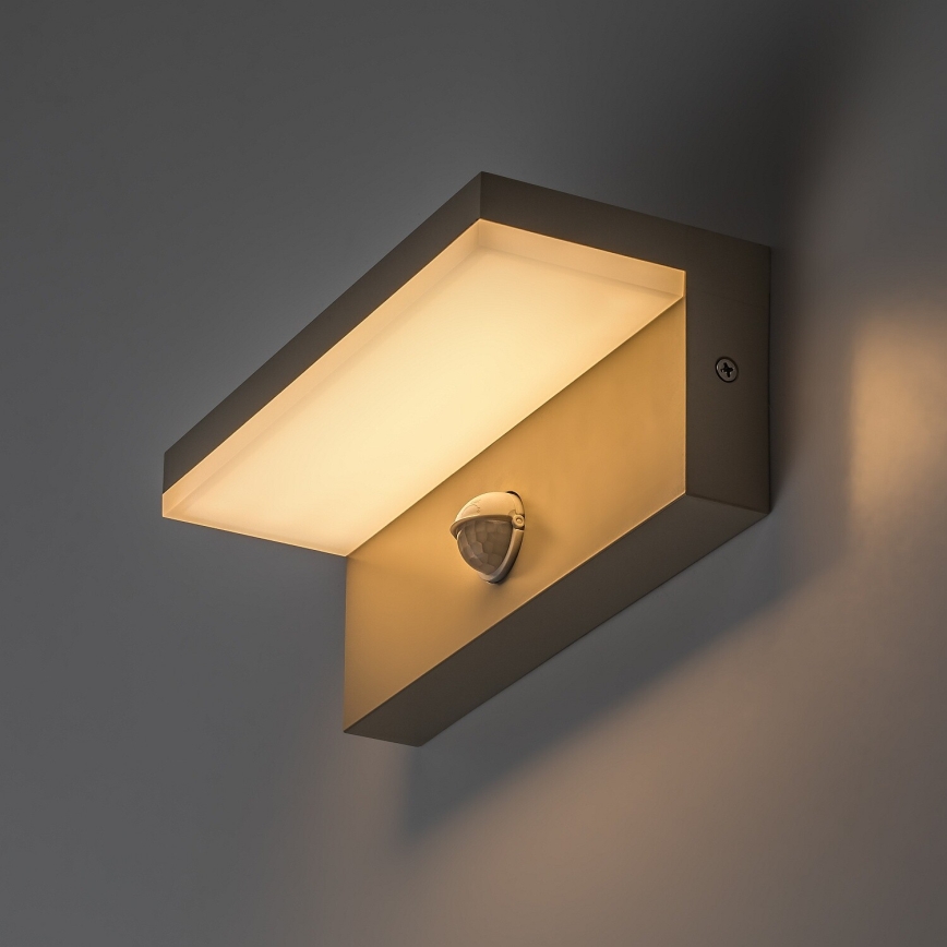 Rabalux - Lampada da parete per esterni a LED con sensore LED/9W/230V IP54 beige