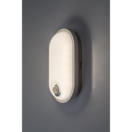Rabalux - Plafonnier extérieur LED avec détecteur LED/15W/230V IP65 blanc