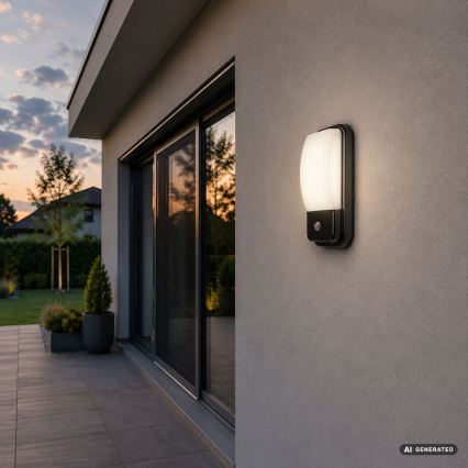 Rabalux - Lampada da parete per esterni a LED con sensore di movimento LED/20W/230V IP65