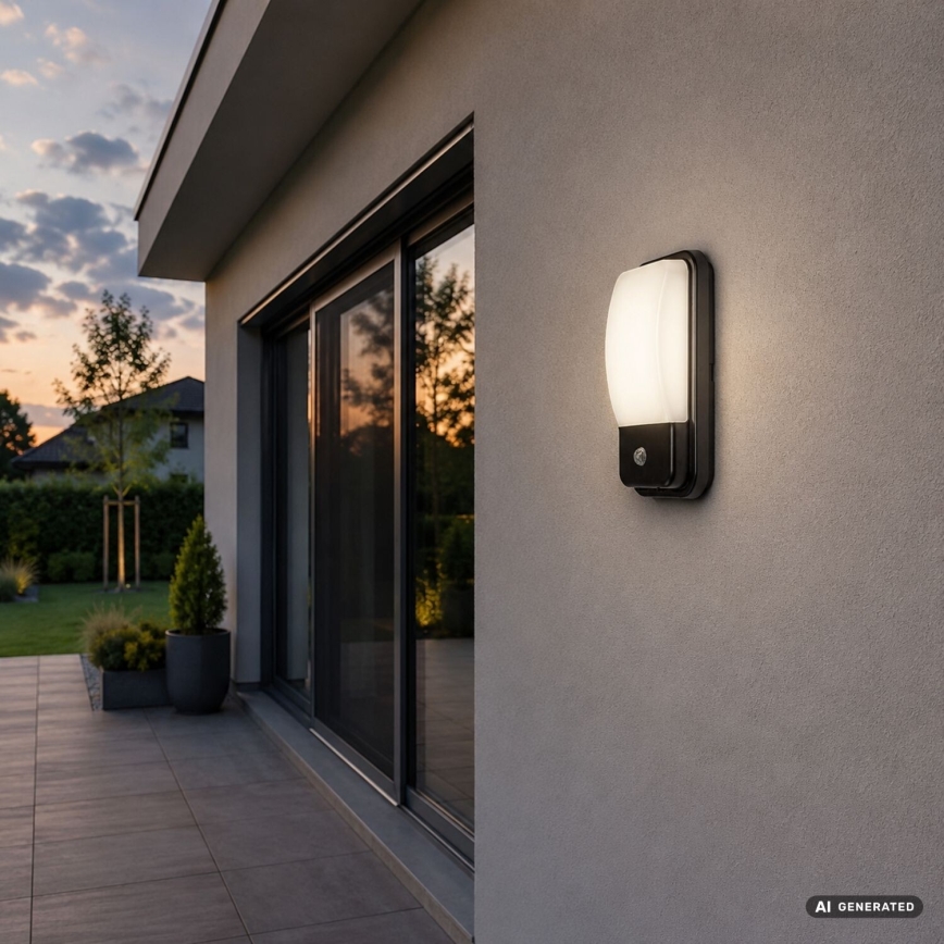 Rabalux - Lampada da parete per esterni a LED con sensore di movimento LED/20W/230V IP65